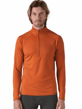 Patagonia Men's Size Medium CAPALINE Half-Zip Pullover Base Layer Sweater